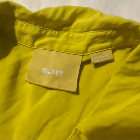 ANTHROPOLOGIE Maeve‎ Yellow Islet Button Down Blouse - Picture 4 of 13